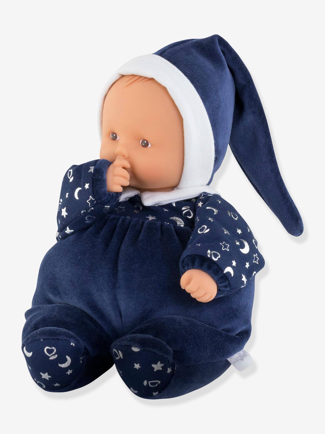 Knuffel Babipouce Sterrennacht - COROLLE blauw