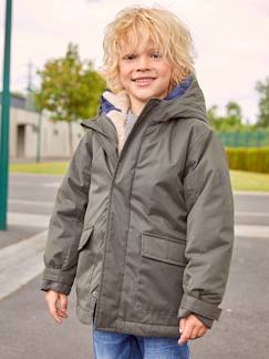 Jongens-3-in-1-parka voor baby met afneembaar vest