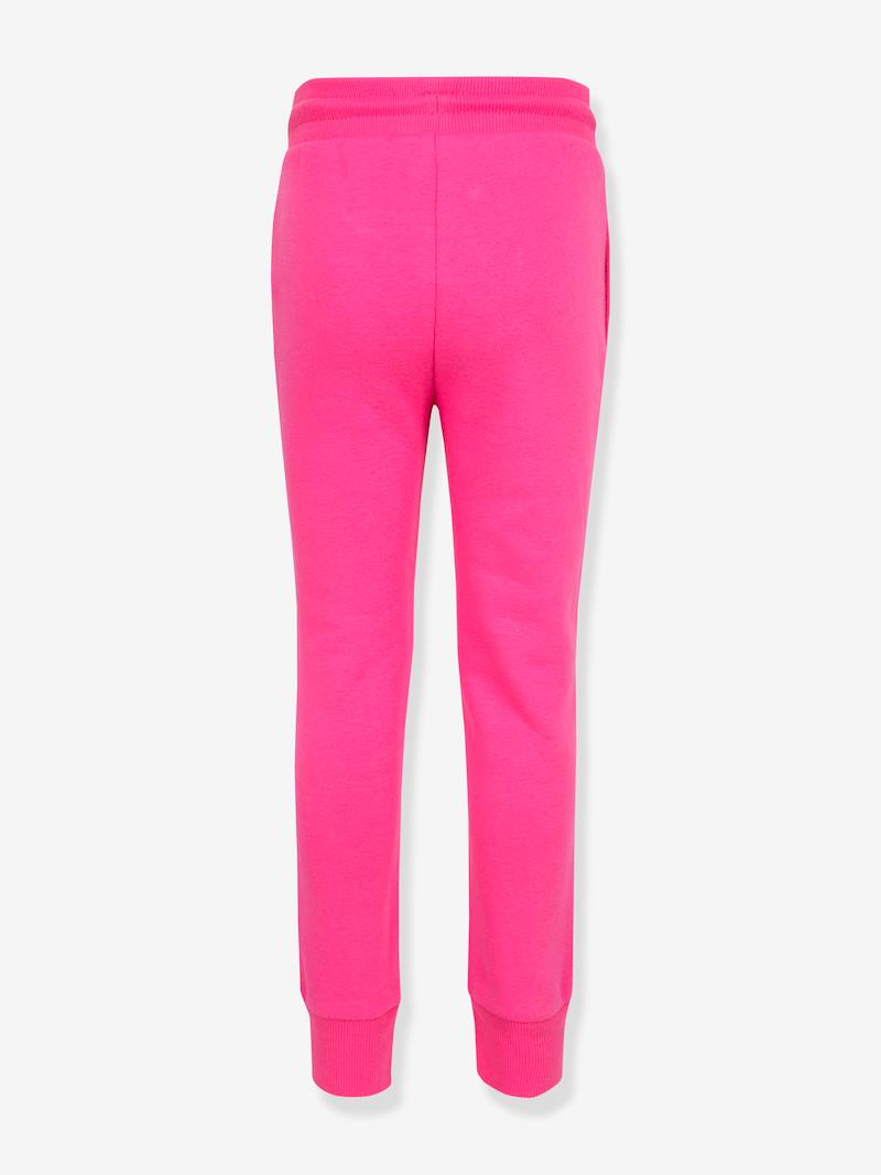 Grappig Meisje Van 12 Jaar Draagt Een Roze Sweatshirt Met Een Kap En Rugzak Die In De Straten Stad Loopt Over Buitenlucht Kindertijd Image230495059
