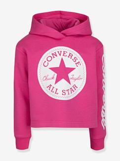 Meisje-Trui, vest, sweater-Chuck Patch Cropped Hoodie CONVERSE