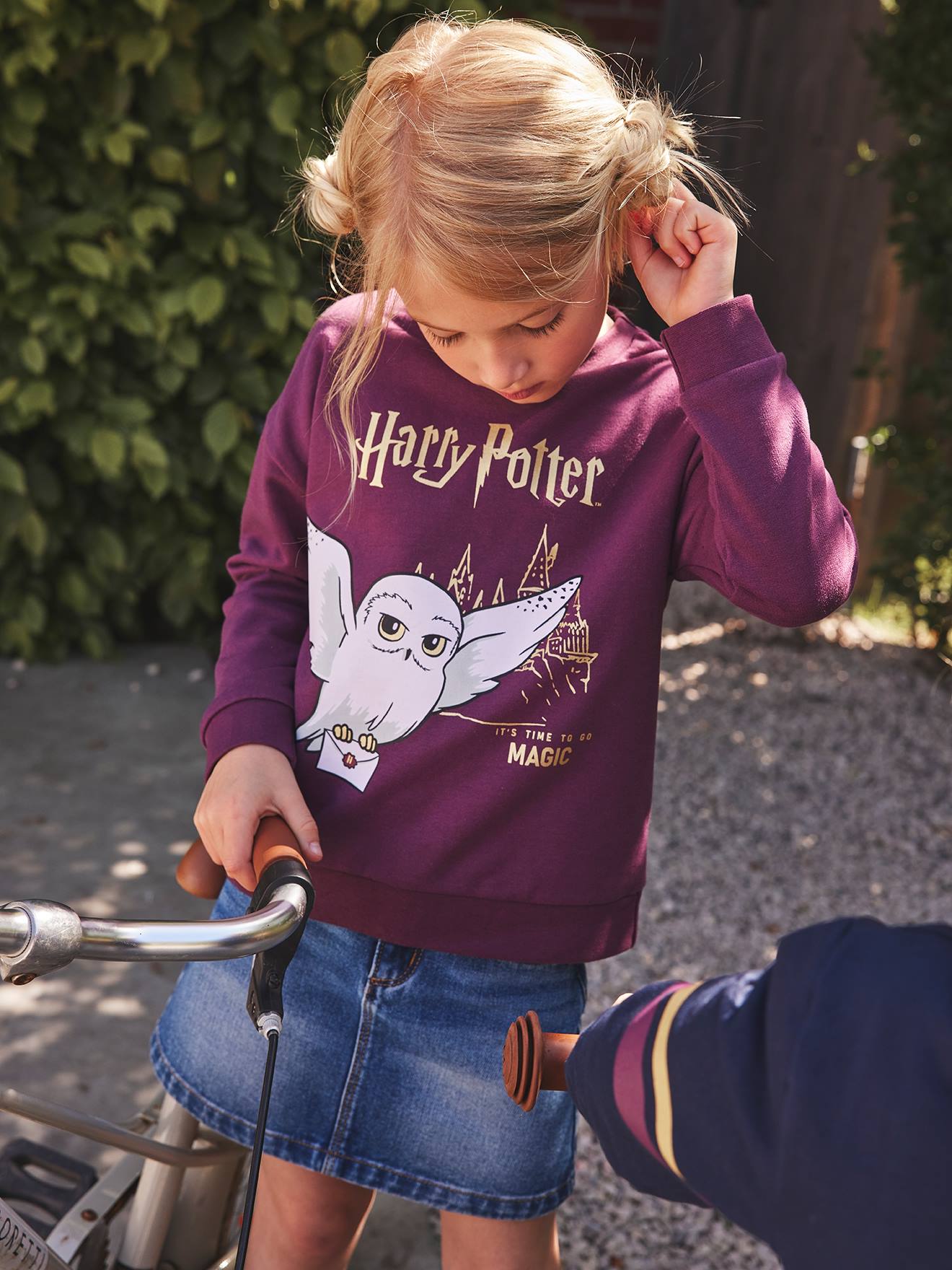 Harry Potter® meisjessweatshirt bordeauxrood