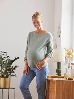 Zwangerschapskleding-Omkeerbare trui voor/achter voor de zwangerschap en borstvoeding