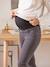 Slim positiejeans binnenbeenlengte 76 cm Antracietgrijs - vertbaudet enfant 