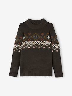 -Jacquard jongenstrui in luchtig tricot