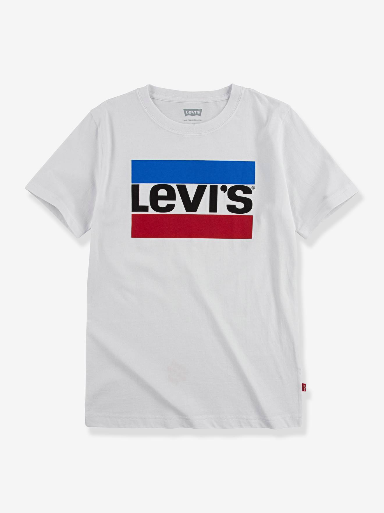 Jongens-T-shirt Sportswear met logo Levi's¨ wit afbeelding