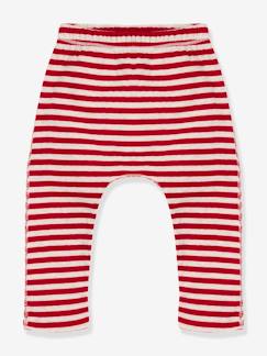 -Gestreepte babybroek in tubing - PETIT BATEAU