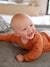 Fijnmazig baby vestje van katoen cappuccino+gemêleerd beige+hazelnoot+inkt+ivoor - vertbaudet enfant 