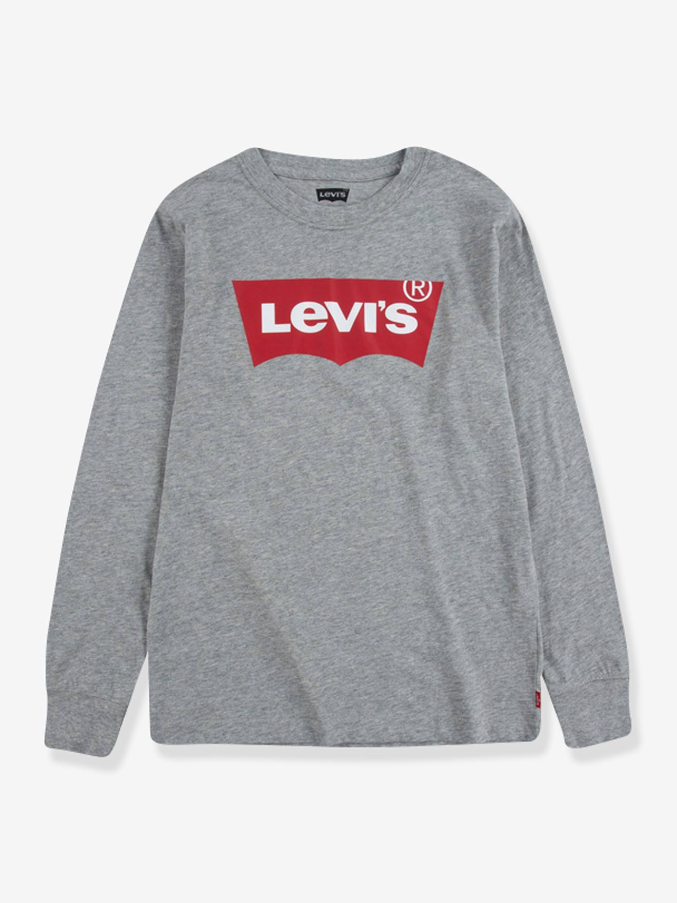 LEVI'S batwing t-shirt met lange mouwen grijs