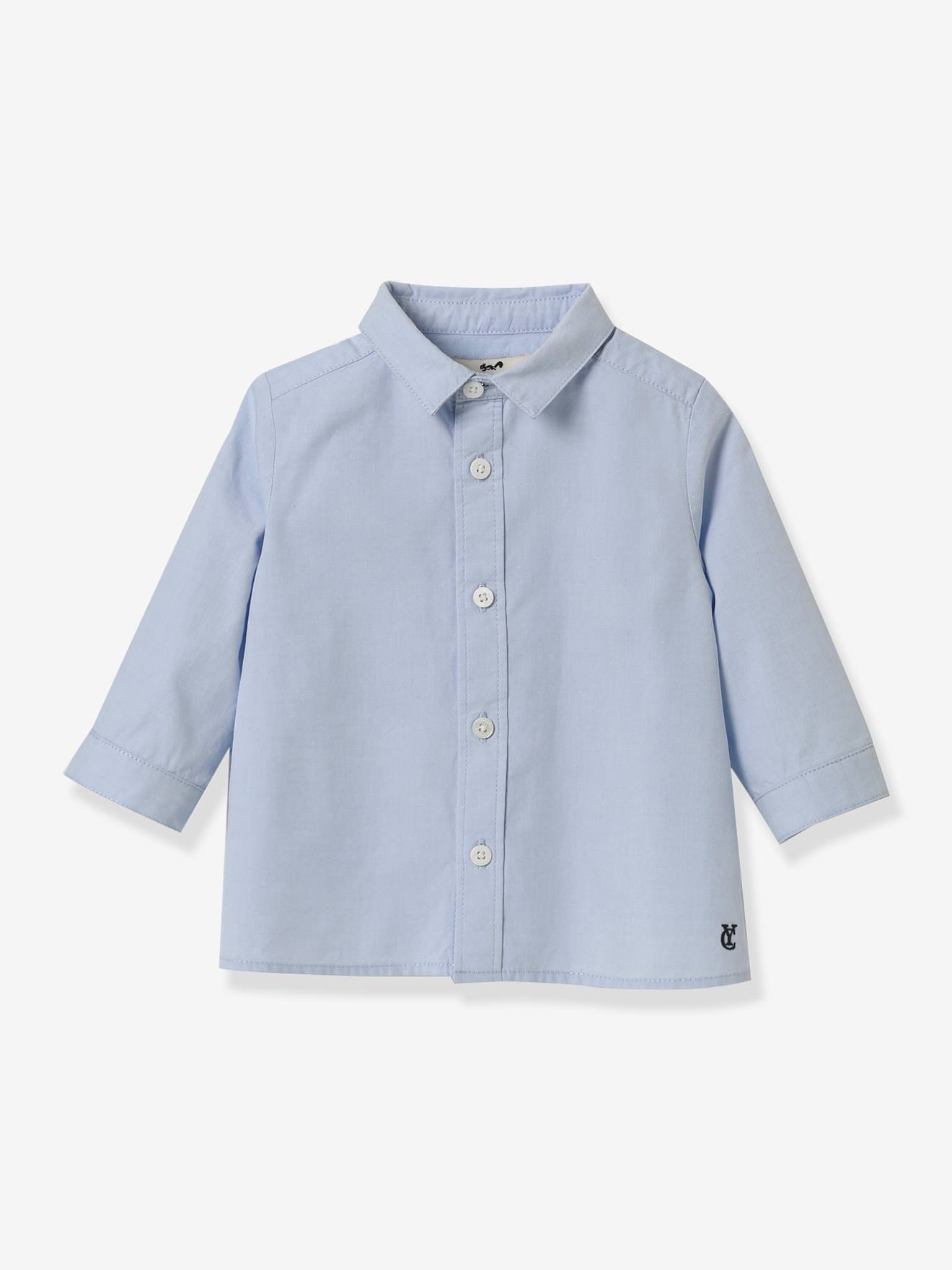 Babyhemd Oxford CYRILLUS hemelsblauw