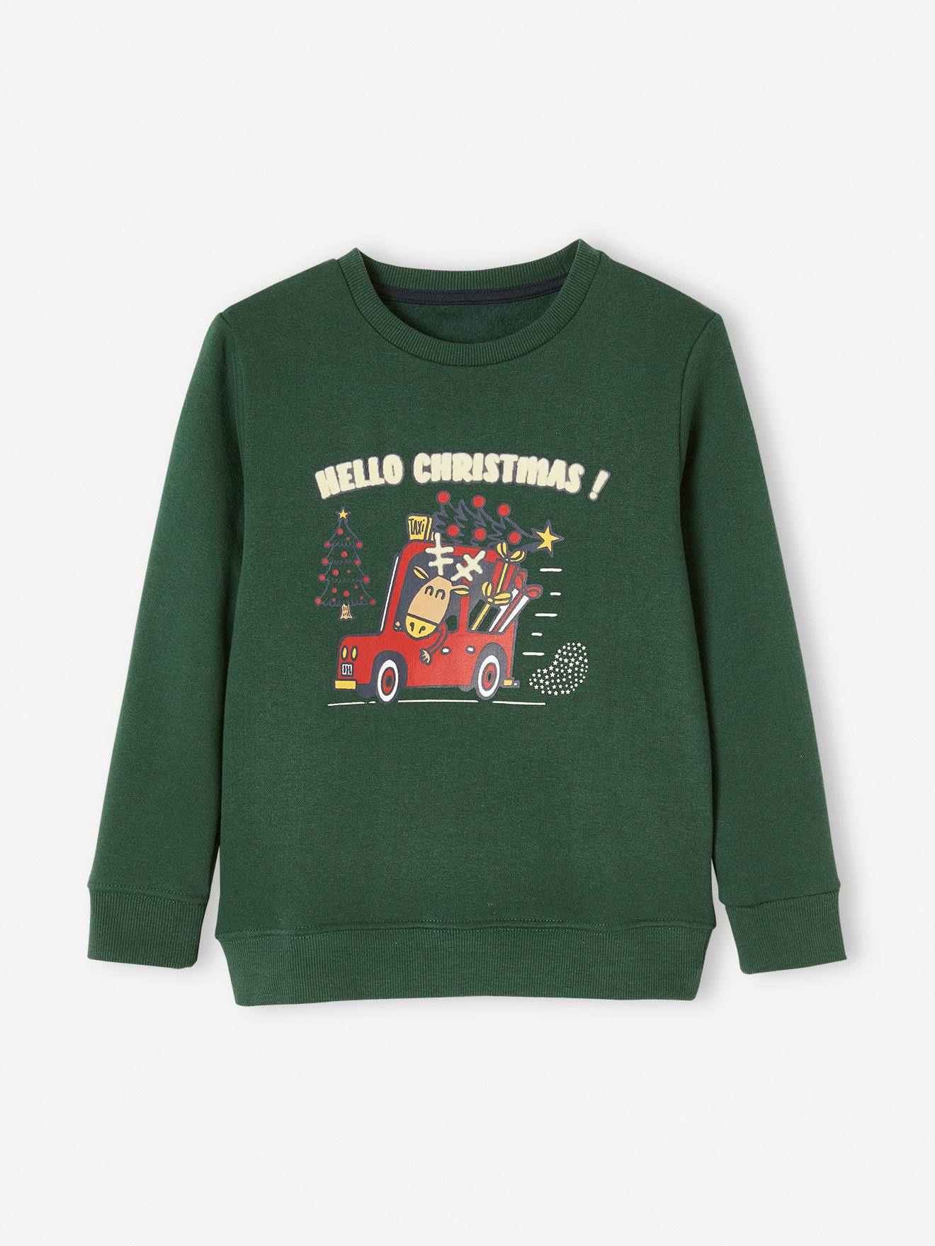 Kerstsweater met rendiermotief voor jongens dennen