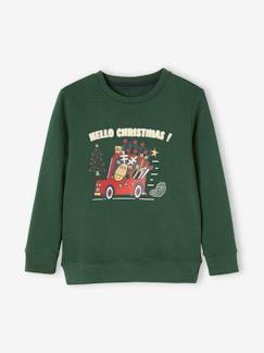 -Kerstsweater met rendiermotief voor jongens