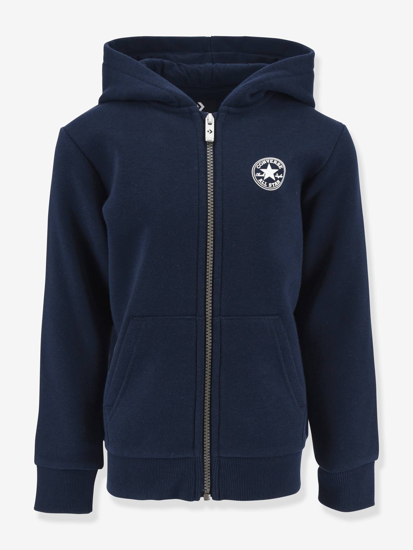 Zip-up sweater CONVERSE marineblauw