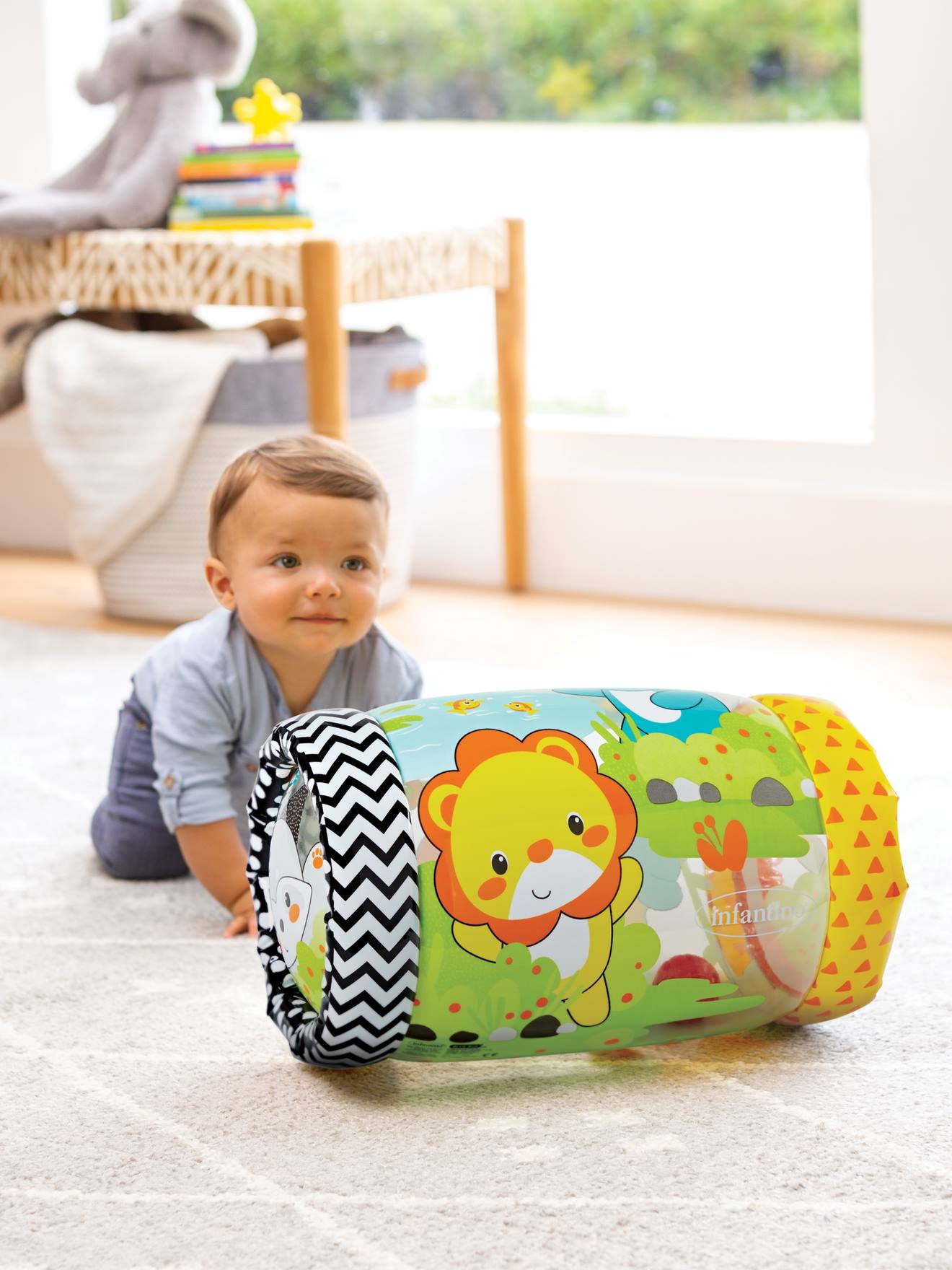 Jungle Peek & roller - INFANTINO meerkleurig
