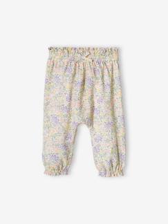 -Losse babybroek met print