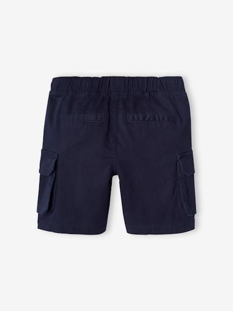 Gemakkelijk aan en uit te trekken battle short voor jongens beige+kaki+marineblauw+mintgroen - vertbaudet enfant 