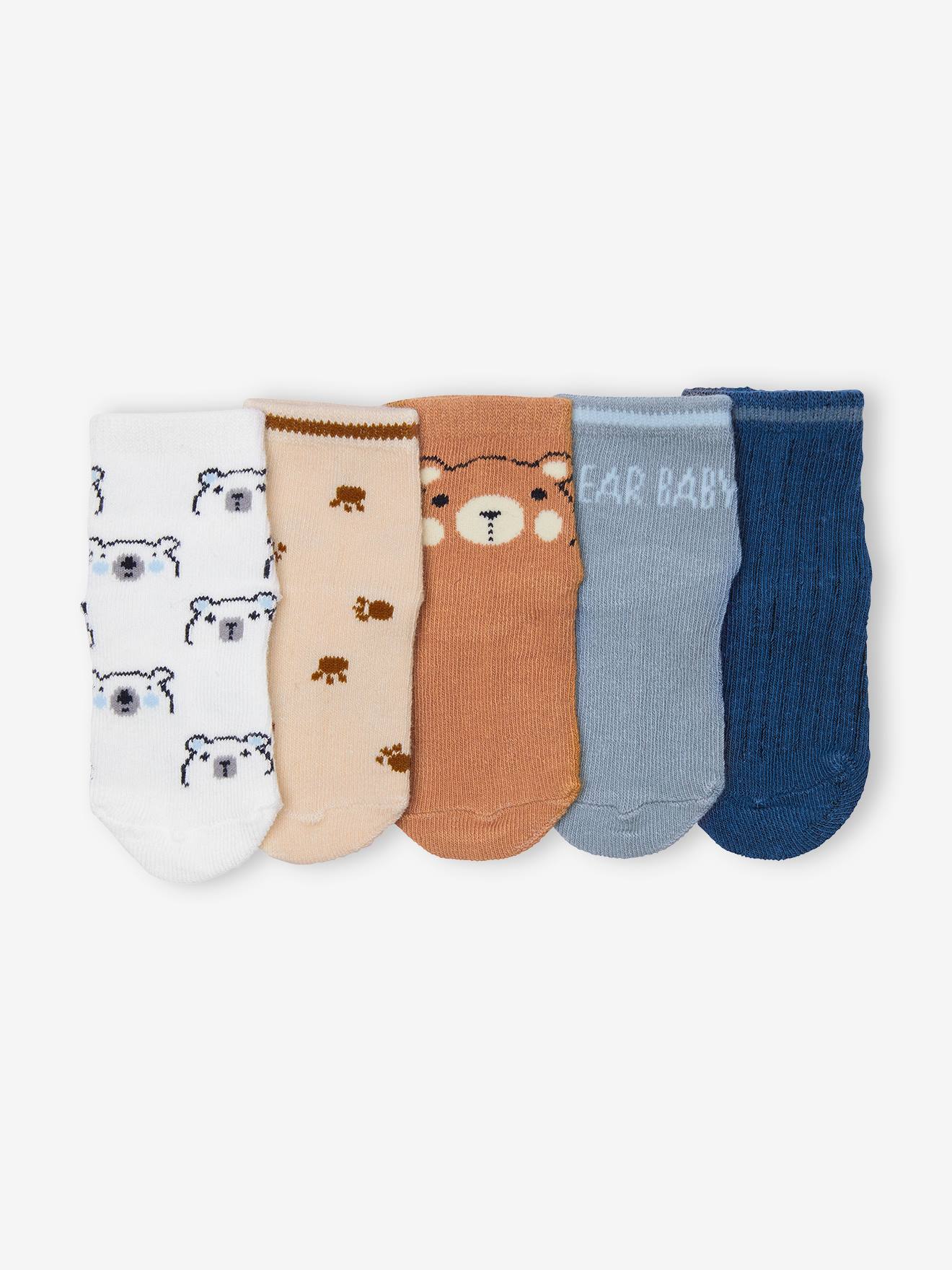 Set van 5 paar babysokjes