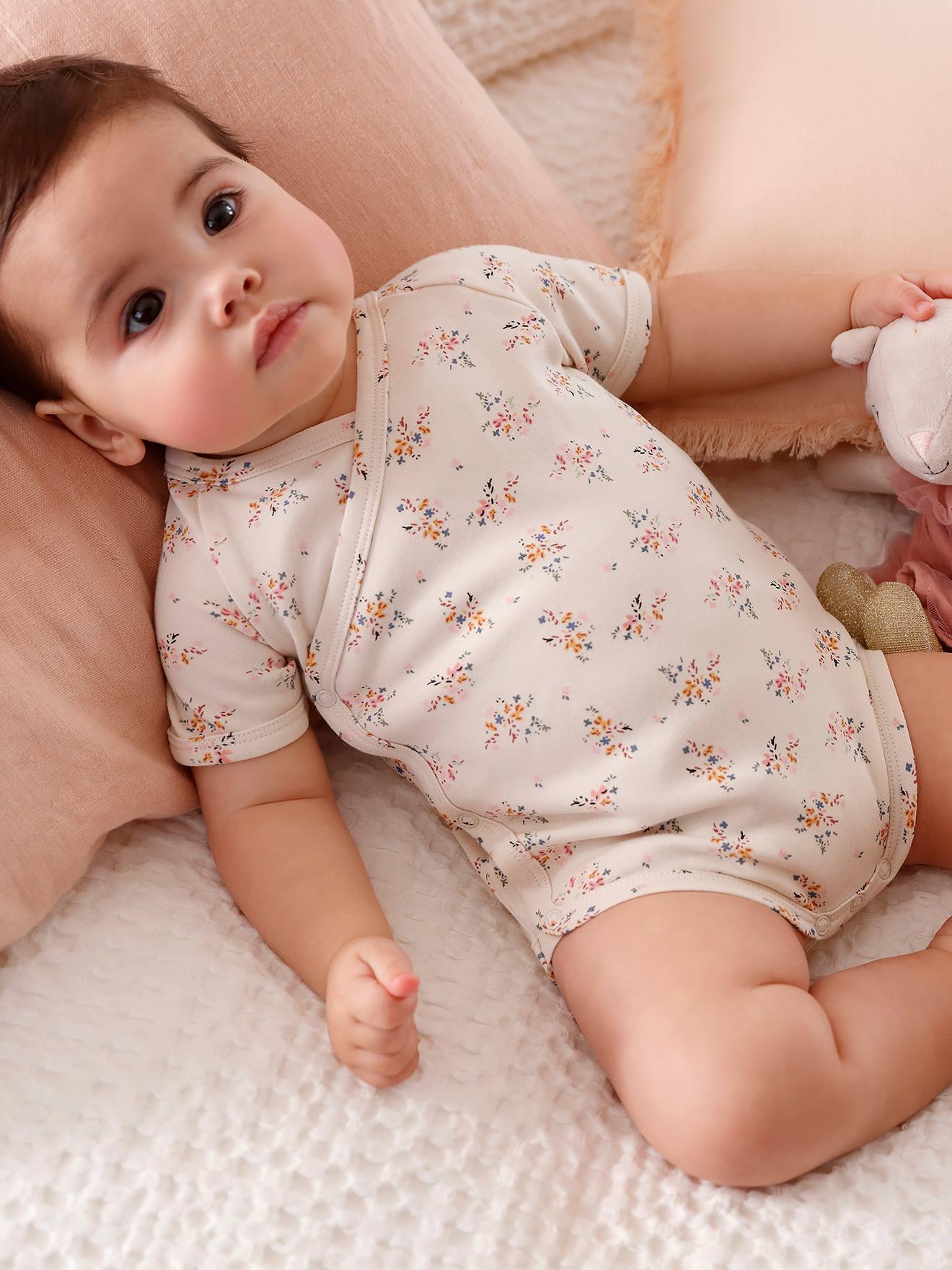 Set van 7 rompers met korte mouwen blauw beige ecru groen La Redoute Collections | La Redoute