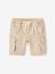 Gemakkelijk aan en uit te trekken battle short voor jongens beige+kaki+marineblauw+mintgroen - vertbaudet enfant 