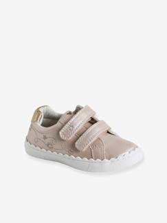 -geborstelde geborduurde babysneakers