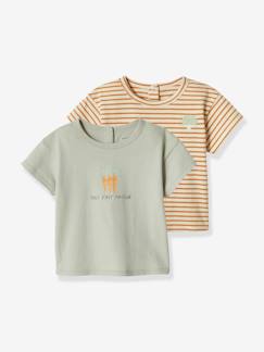 Baby-T-shirt, souspull-Set van 2 T-shirts voor uw baby, met korte mouwen