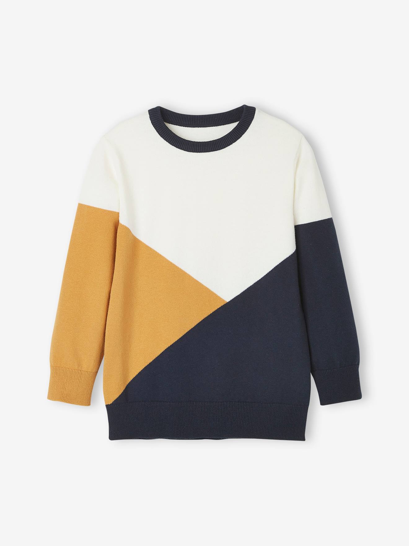 Jongenstrui met colourblock meerkleurig