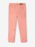 Broek met moms-pasvorm MorphologiK meisjes ecru+inktblauw+perzik - vertbaudet enfant 