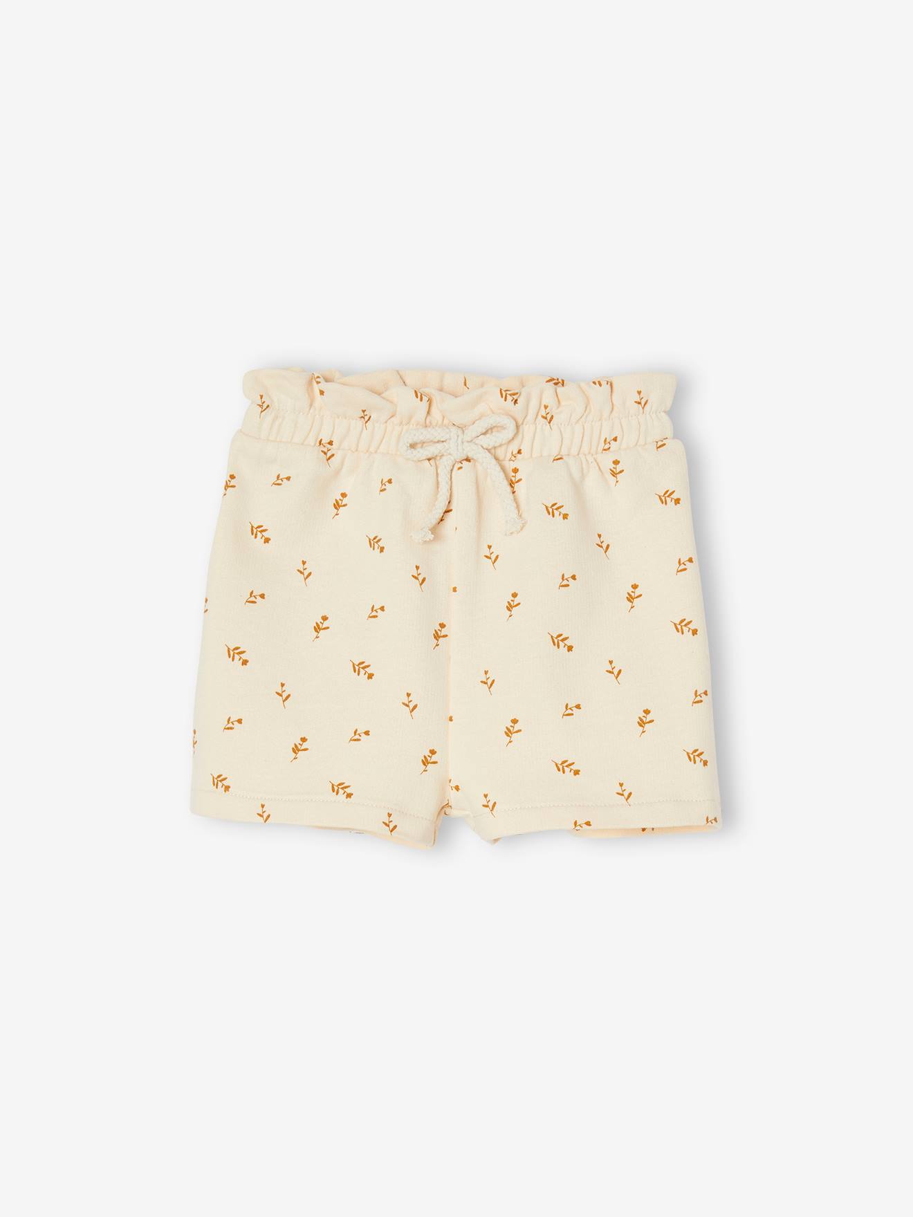 Babyshort van fleece ecru