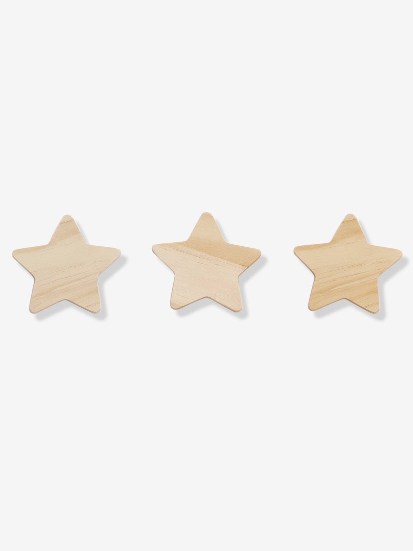 Set van 3 sterhaken LIGNE SIRIUS hout