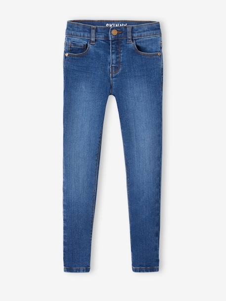 BASICS skinny broek jeansblauw+lichtblauw - vertbaudet enfant 