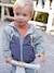Windjack colorblock voor babyjongens blauwgroen+kameel - vertbaudet enfant 