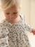 Bloemenjurk met smokwerk voor meisjesbaby wit - vertbaudet enfant 