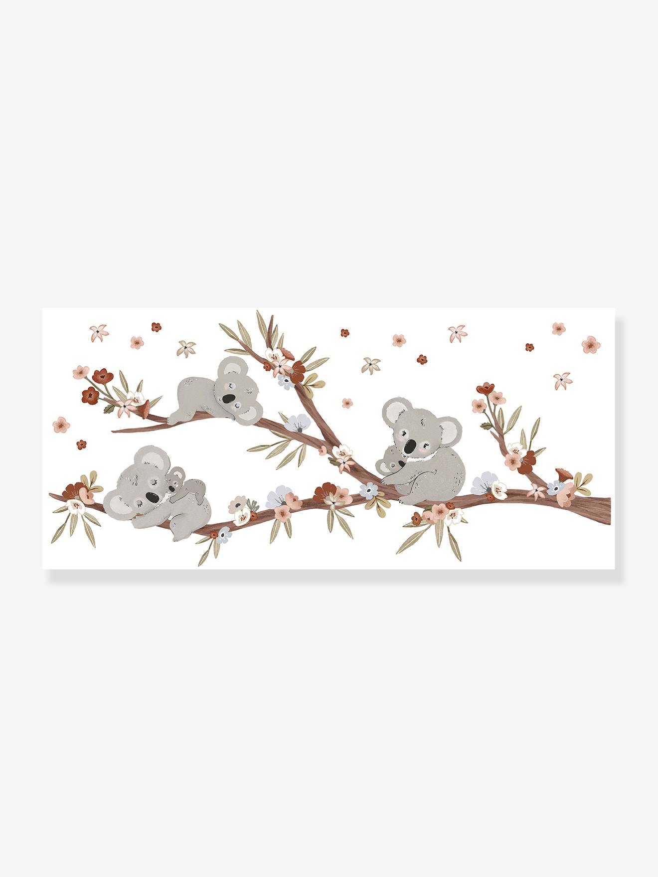 Stickervel met tak en koala Lilydale LILIPINSO grijs