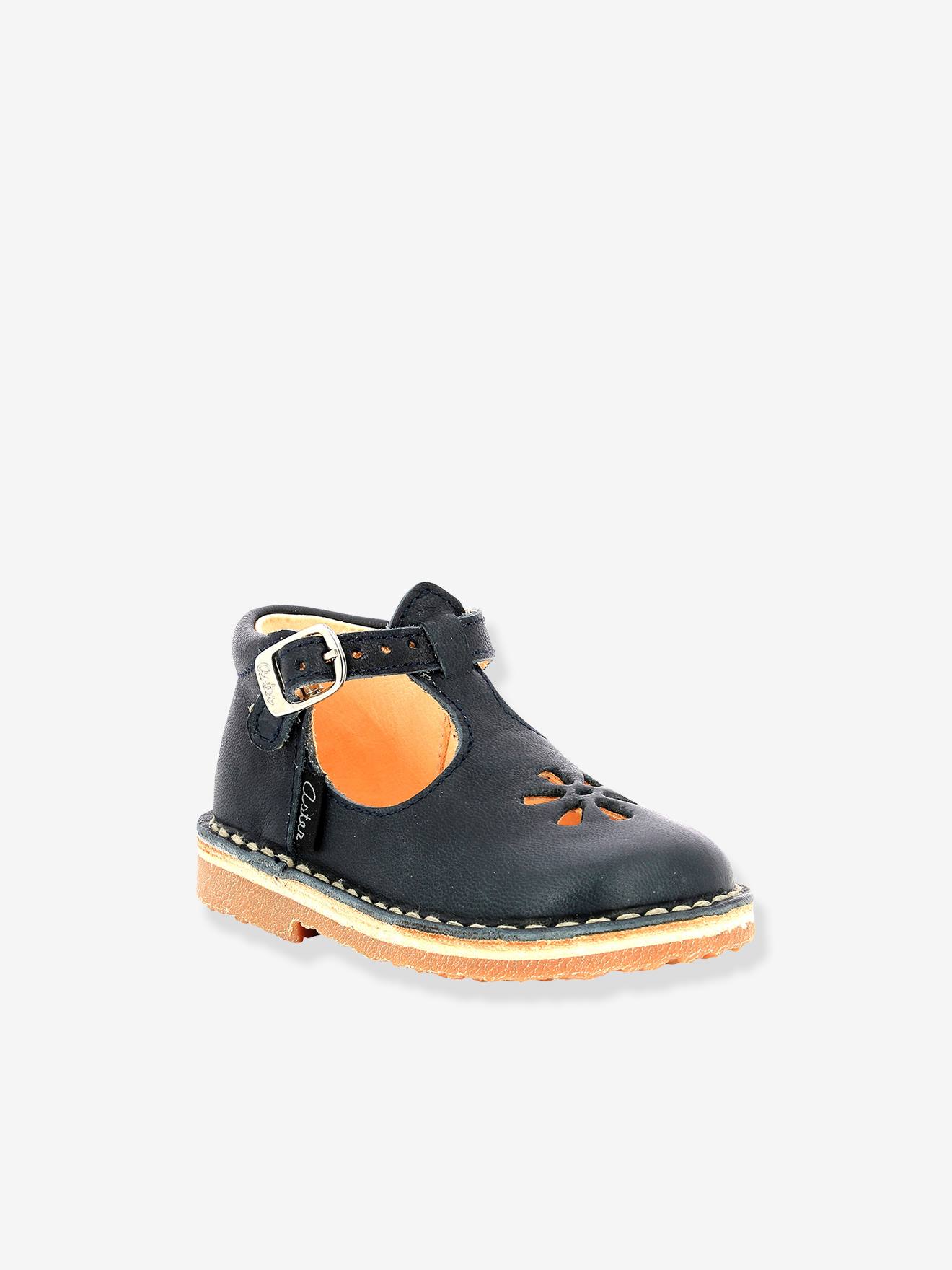 Babyschoentjes meisjes Bimbo ASTER® 1e stapjes marineblauw