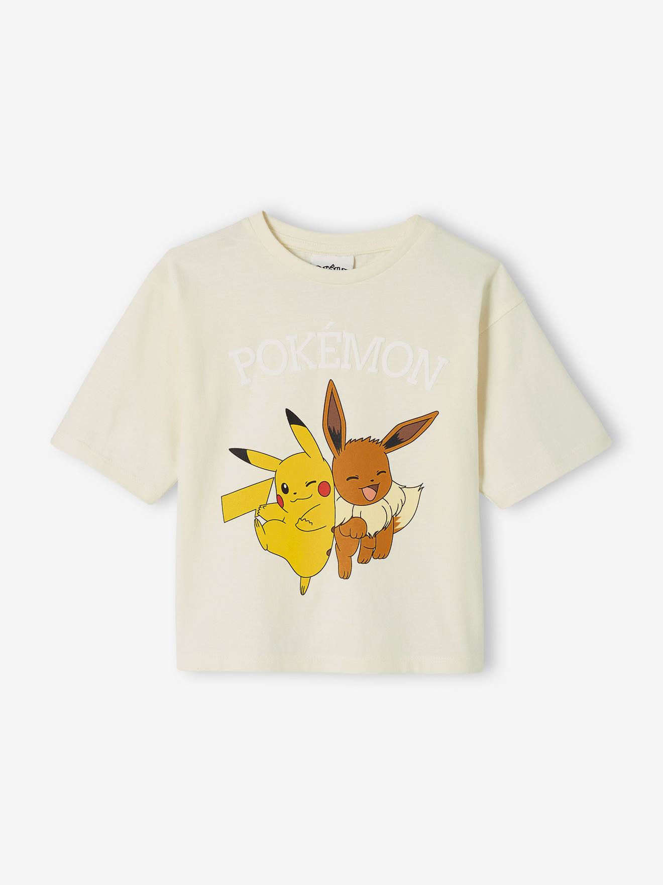 Meisjes-T-shirt Pokemon¨, met korte mouwen beige