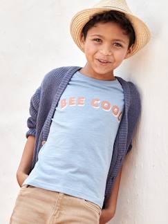 Jongens-Jongensshirt met opschrift "Bee cool"