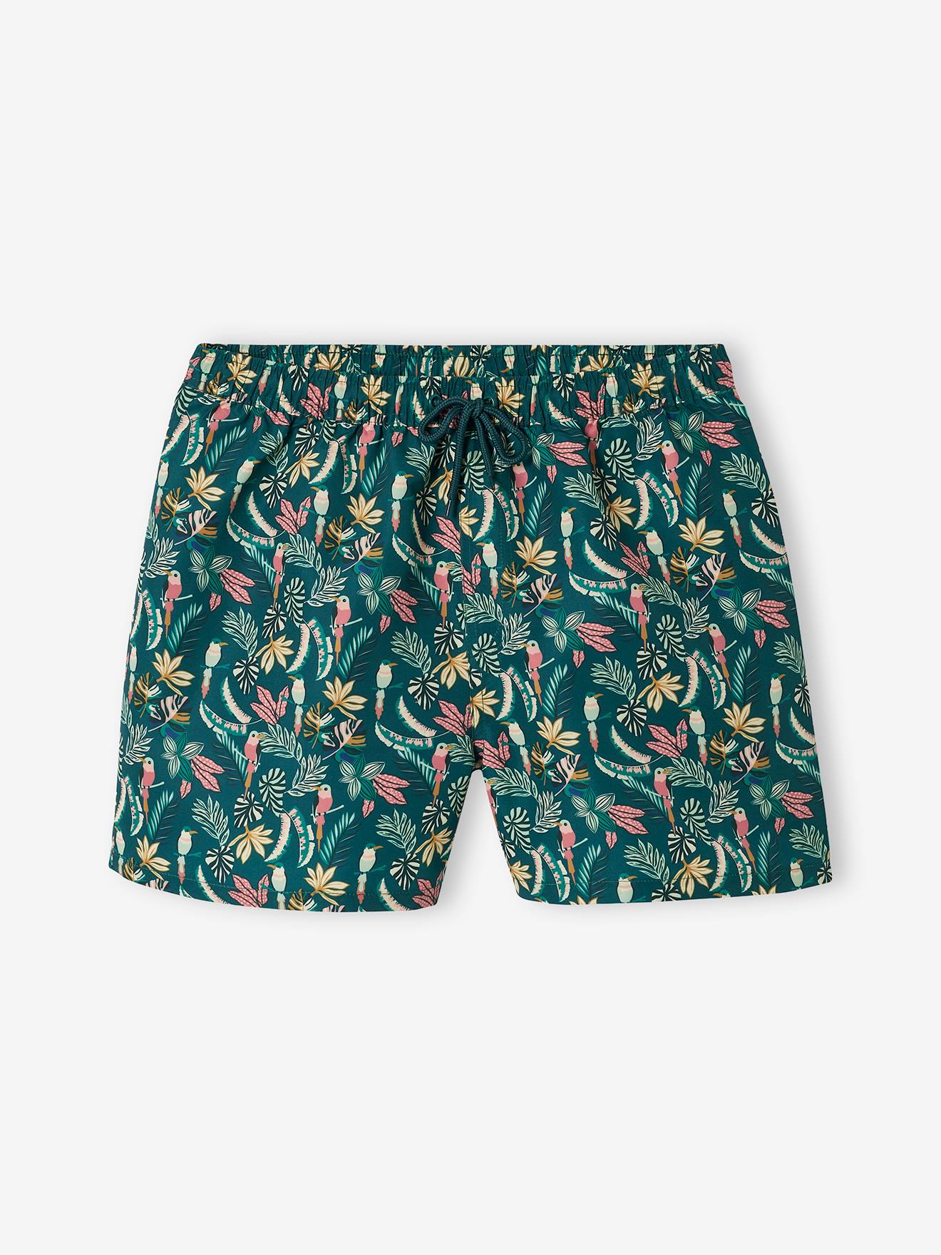 Zwemkleding voor mannen capsulecollectie Jungle groen