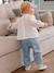 Meisjesblouse met ruches van Engels borduurwerk lichtroze+snoepjesroze+wit - vertbaudet enfant 