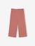 Wijde korte broek 'paperbag' voor meisjes, van katoengaas beige+lila+oudroze+saliegroen+wit - vertbaudet enfant 