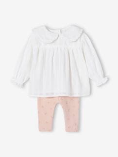 -Babyset met legging + blouse met lange mouwen