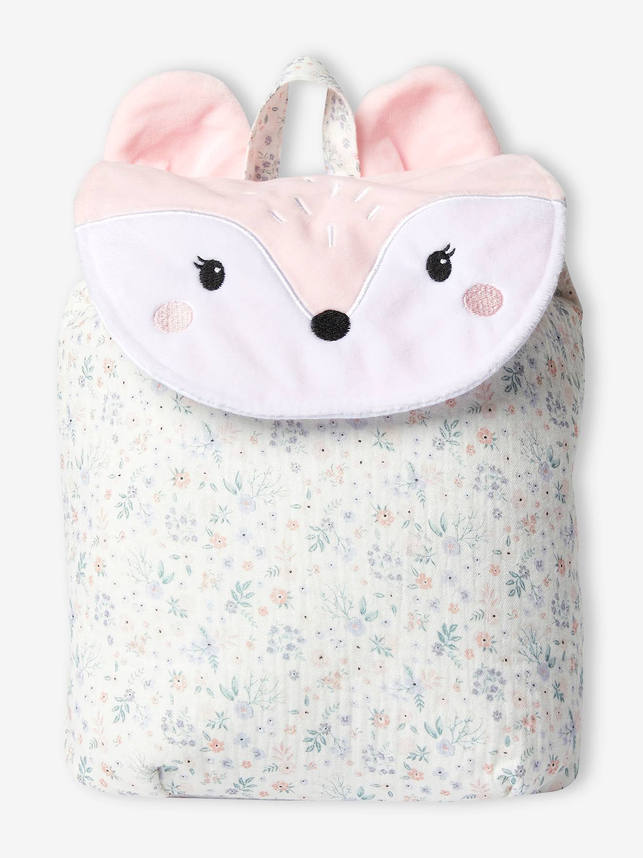 Personaliseerbare tas met kat voor meisjes lichtroze
