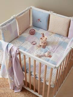 Linnengoed en decoratie-Baby beddengoed-Stootkussen/boxrand, modulair, van biologisch katoengaas* COTTAGE Oeko-Tex¨