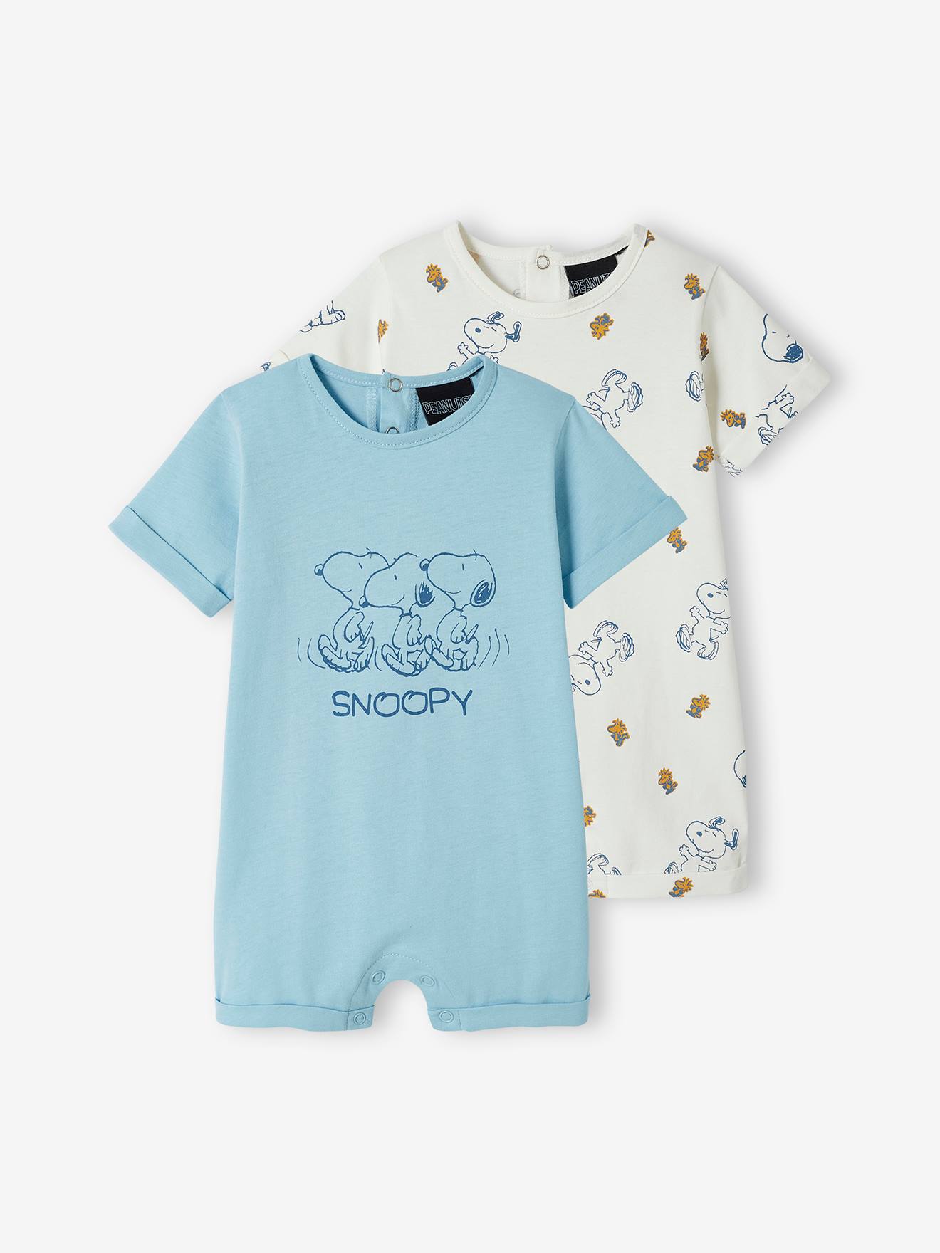 Set van 2 Snoopy Peanuts¨ shorts voor babyjongens hemelsblauw