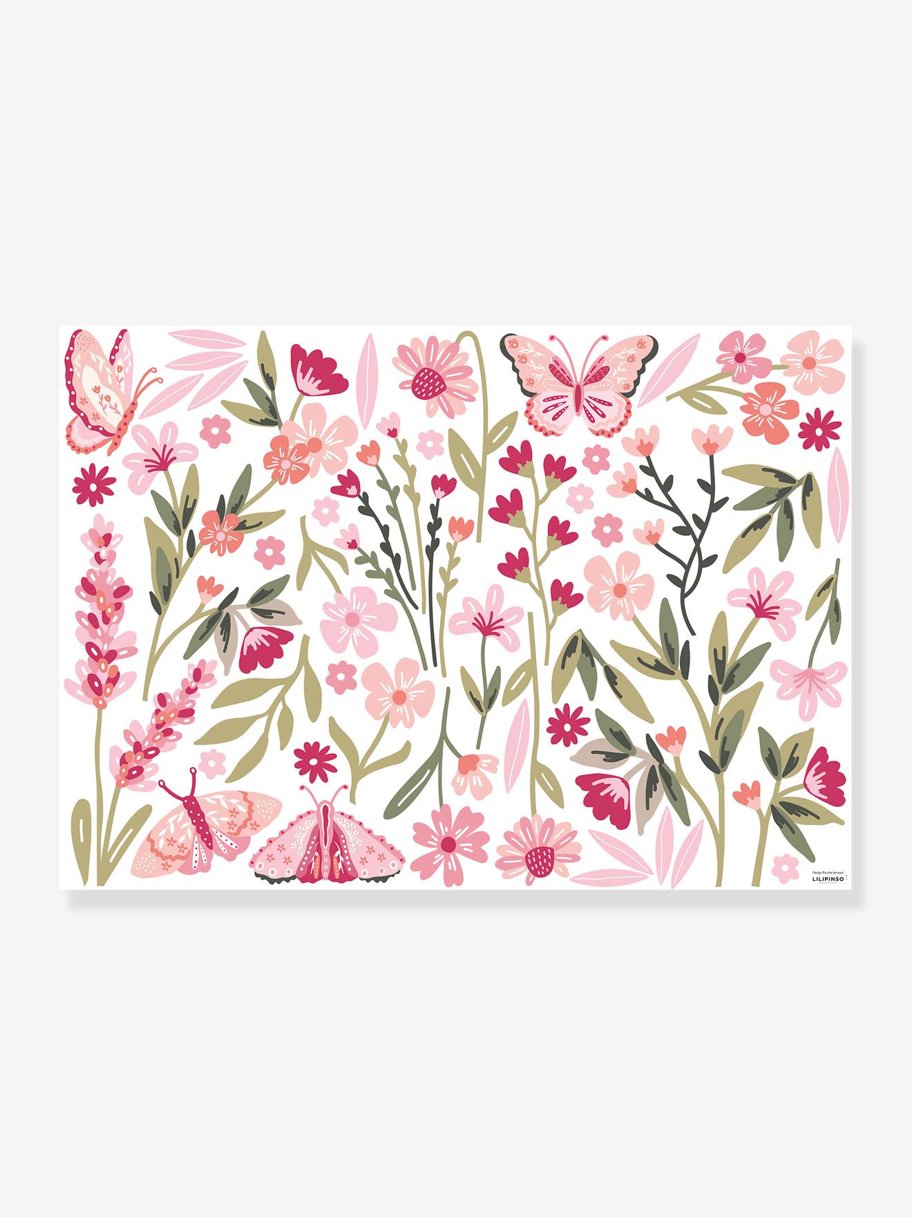 Stickers bloementuin Magenta LILIPINSO rozen