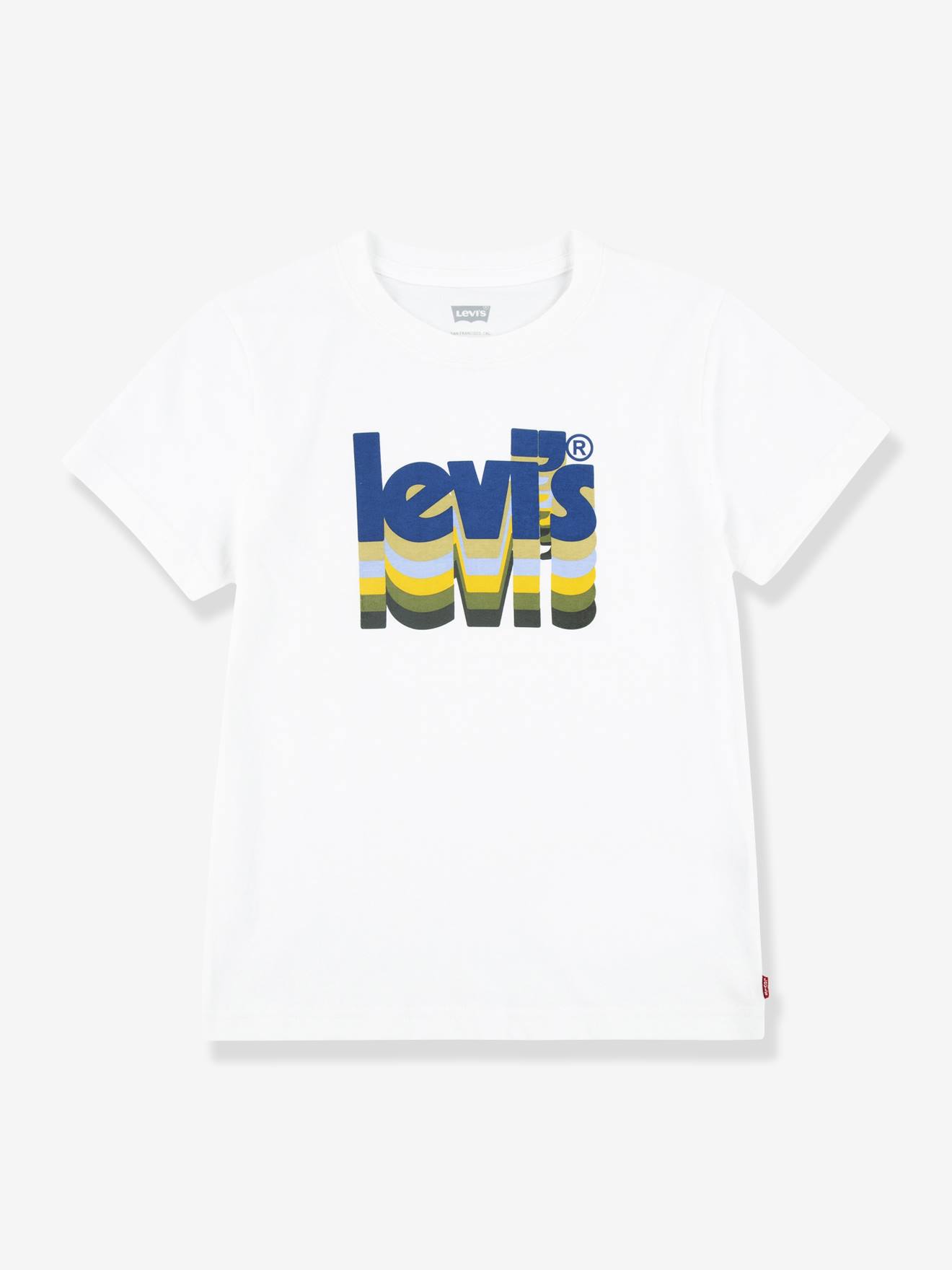 T-shirt Poster Logo LEVI'S wit