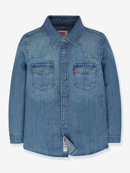 Hemd LEVI'S¨ Western Barstow turquoiseblauw - vertbaudet enfant 