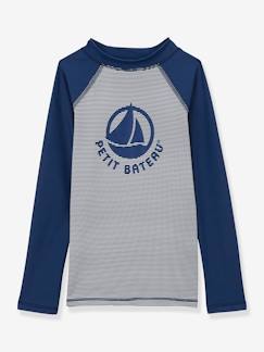 Jongens-Badpak-Anti-UV shirt met lange mouwen PETIT BATEAU