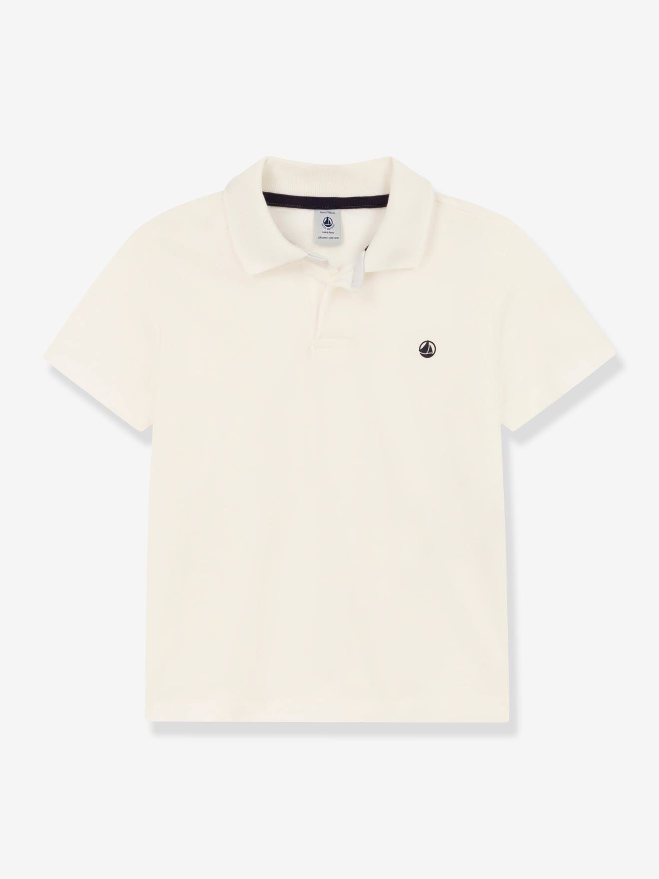 Polo korte mouwen PETIT BATEAU wit