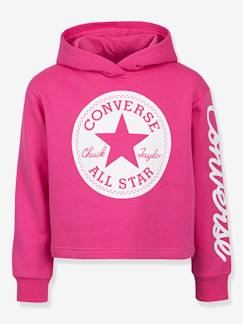 Meisje-Trui, vest, sweater-Chuck Patch Cropped Hoodie CONVERSE