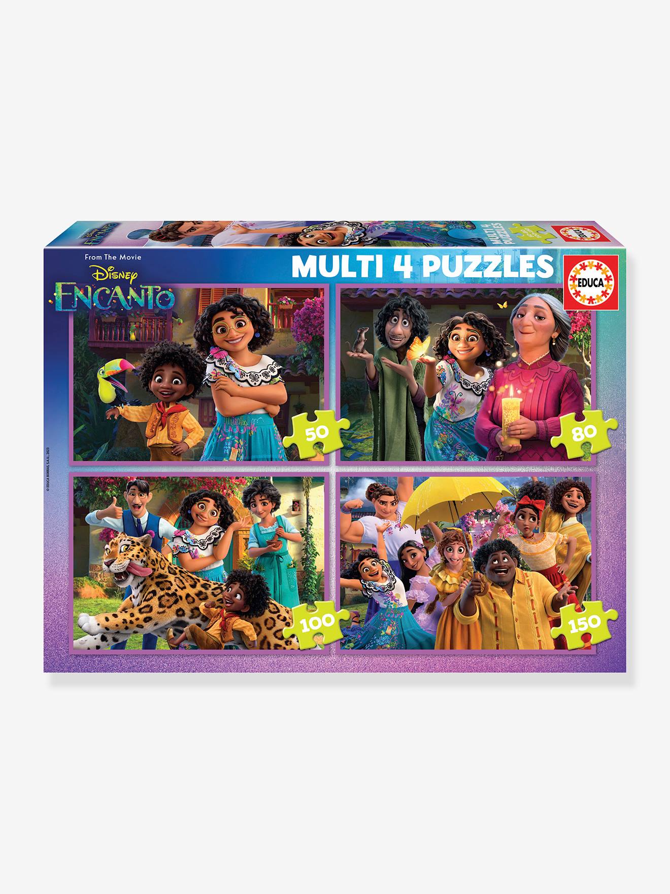 4 progressieve puzzles Disney Encanto - 50/150 - EDUCA meerkleurig