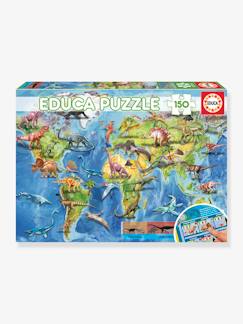Speelgoed-Educatief speelgoed-Puzzels-Puzzel wereldkaart dino's - 150 stuks - EDUCA